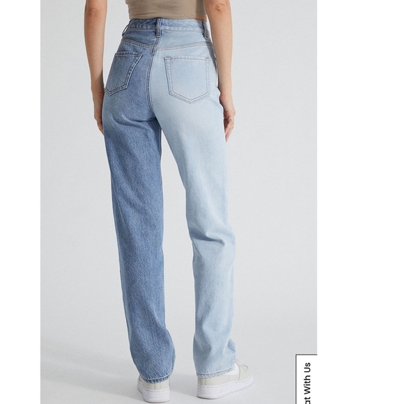 Pacsun Eco Two-Tone Asymmetrical Boyfriend Jeans - Picture 3 of 11